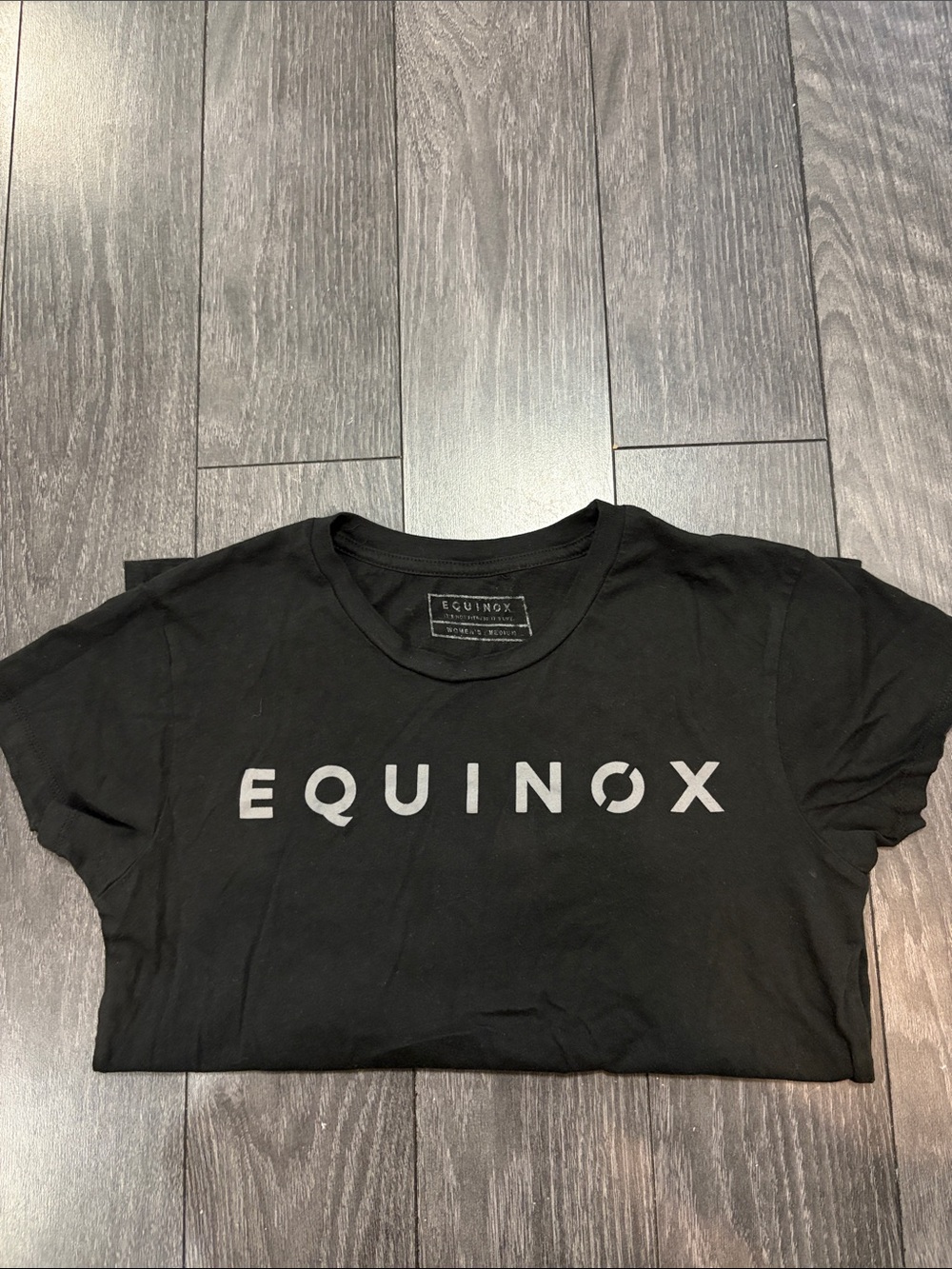 Equinox Women's Black Logo Tee Medium